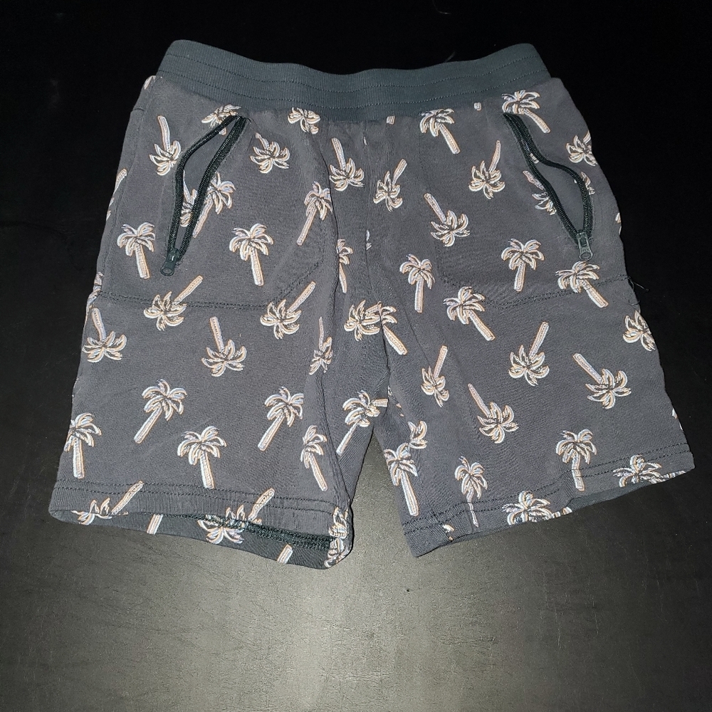 Dip boys palm tree sweat shorts with zip pockets